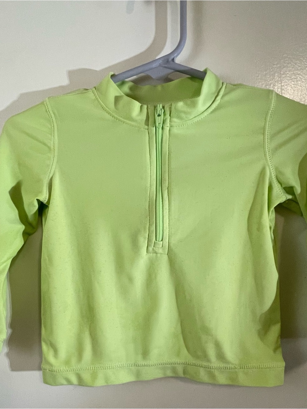 Primark Kids Lime Green Long Sleeve Swim Top